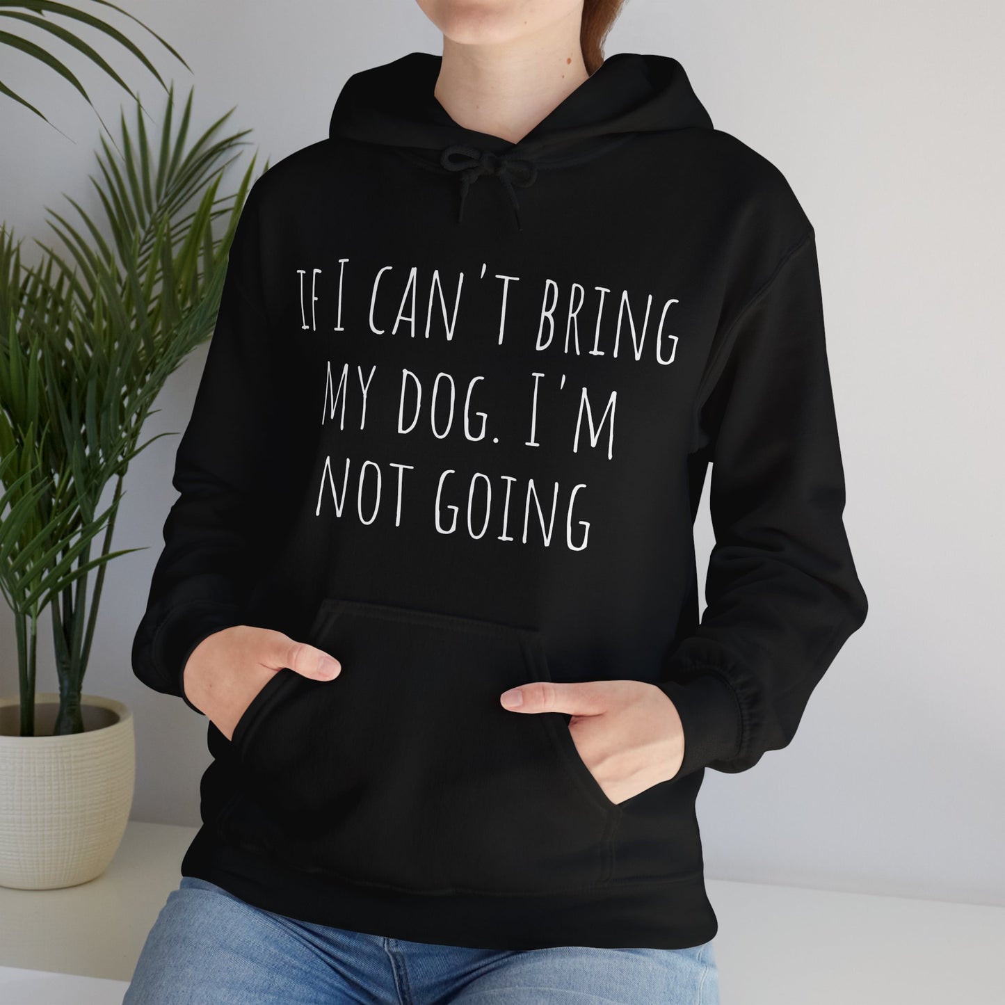 "I'm not going" Unisex Heavy Blend™ Hooded Sweatshirt