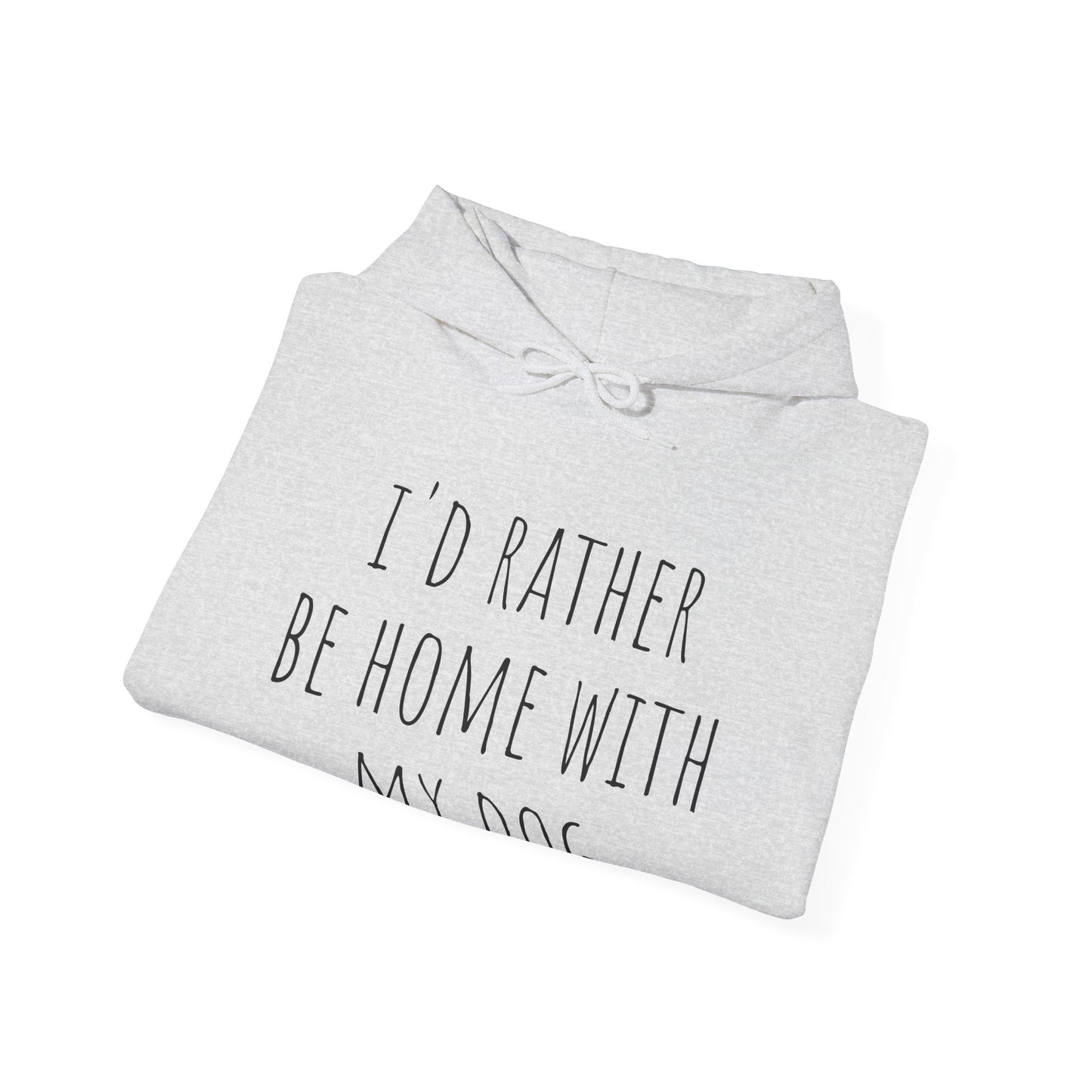 "Home with my Dog" Unisex Heavy Blend™ Hooded Sweatshirt