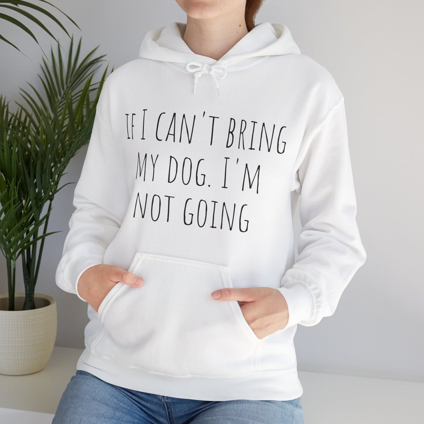 "I'm not going" Unisex Heavy Blend™ Hooded Sweatshirt