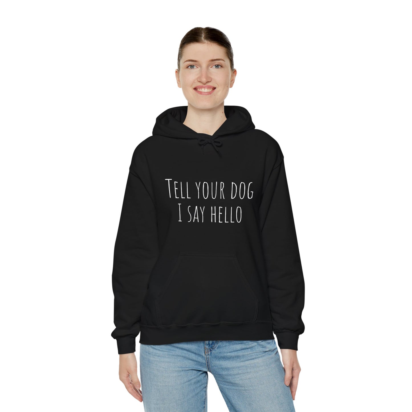 "Say Hello" Unisex Heavy Blend™ Hooded Sweatshirt