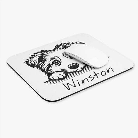 Personalized Dog Mouse Pad.