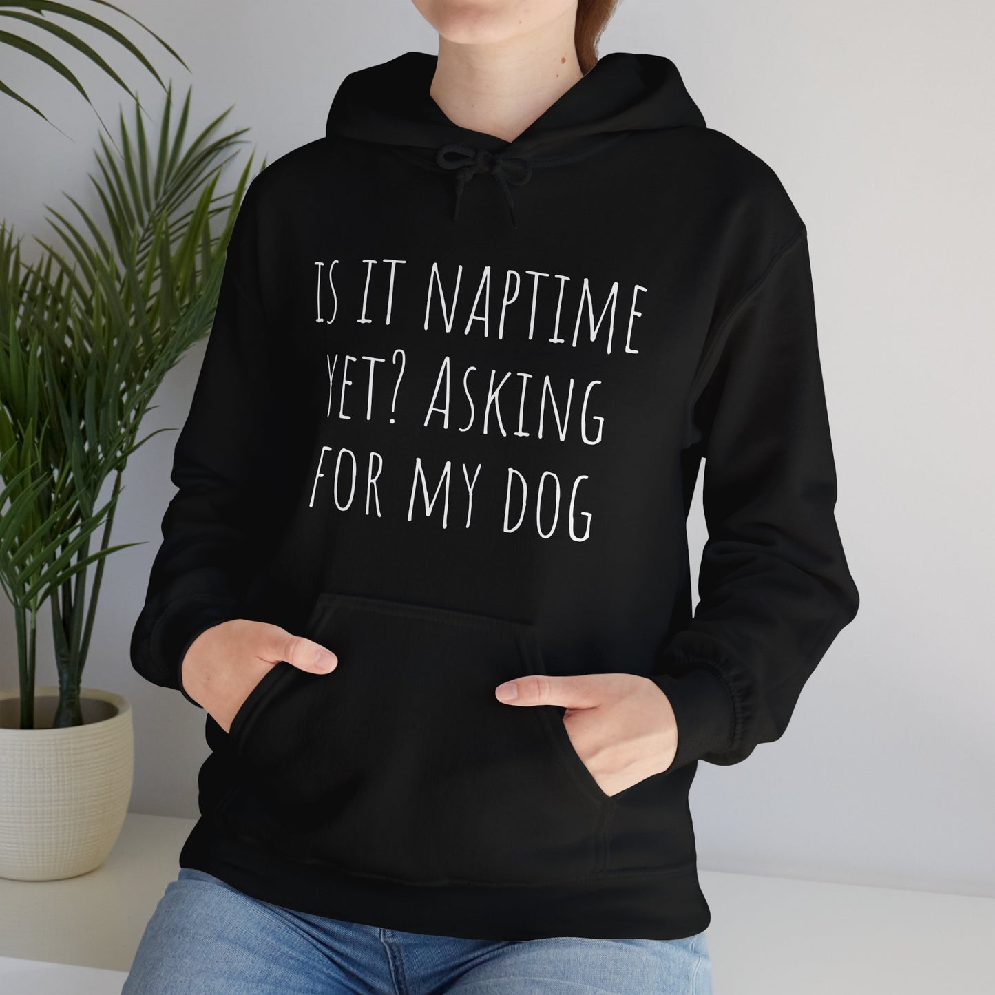 "Is it naptime?" Unisex Heavy Blend™ Hooded Sweatshirt