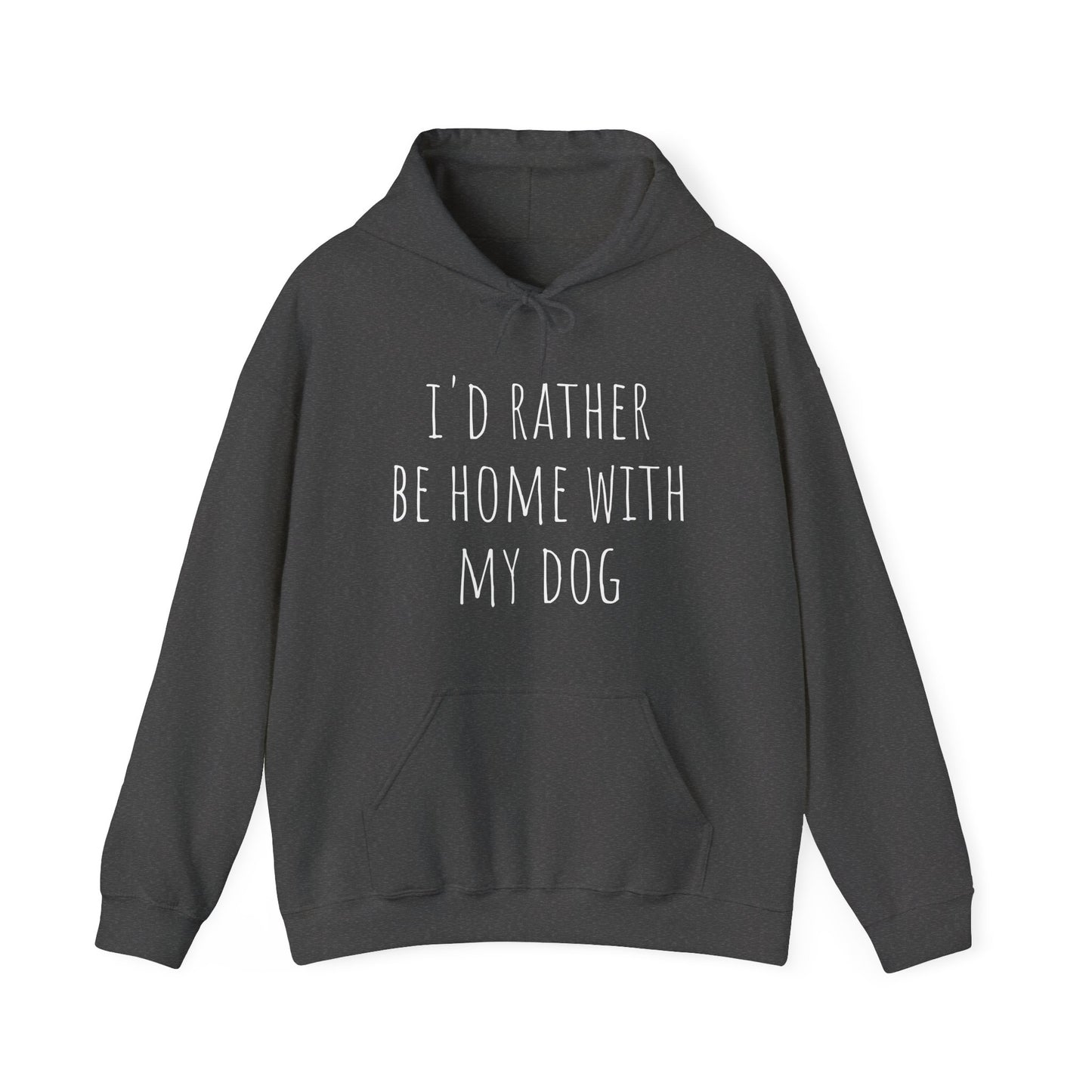 "Home with my Dog" Unisex Heavy Blend™ Hooded Sweatshirt