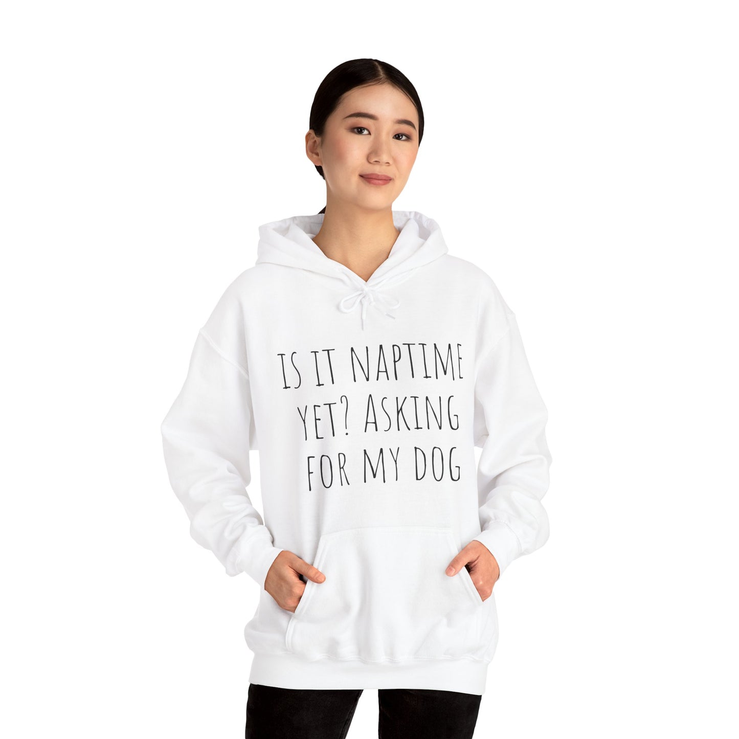 "Is it naptime?" Unisex Heavy Blend™ Hooded Sweatshirt