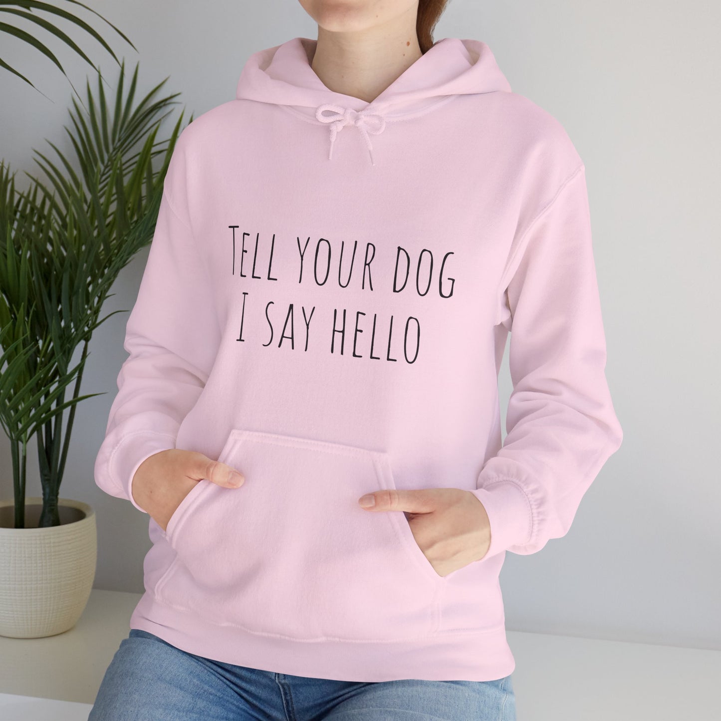 "Say Hello" Unisex Heavy Blend™ Hooded Sweatshirt