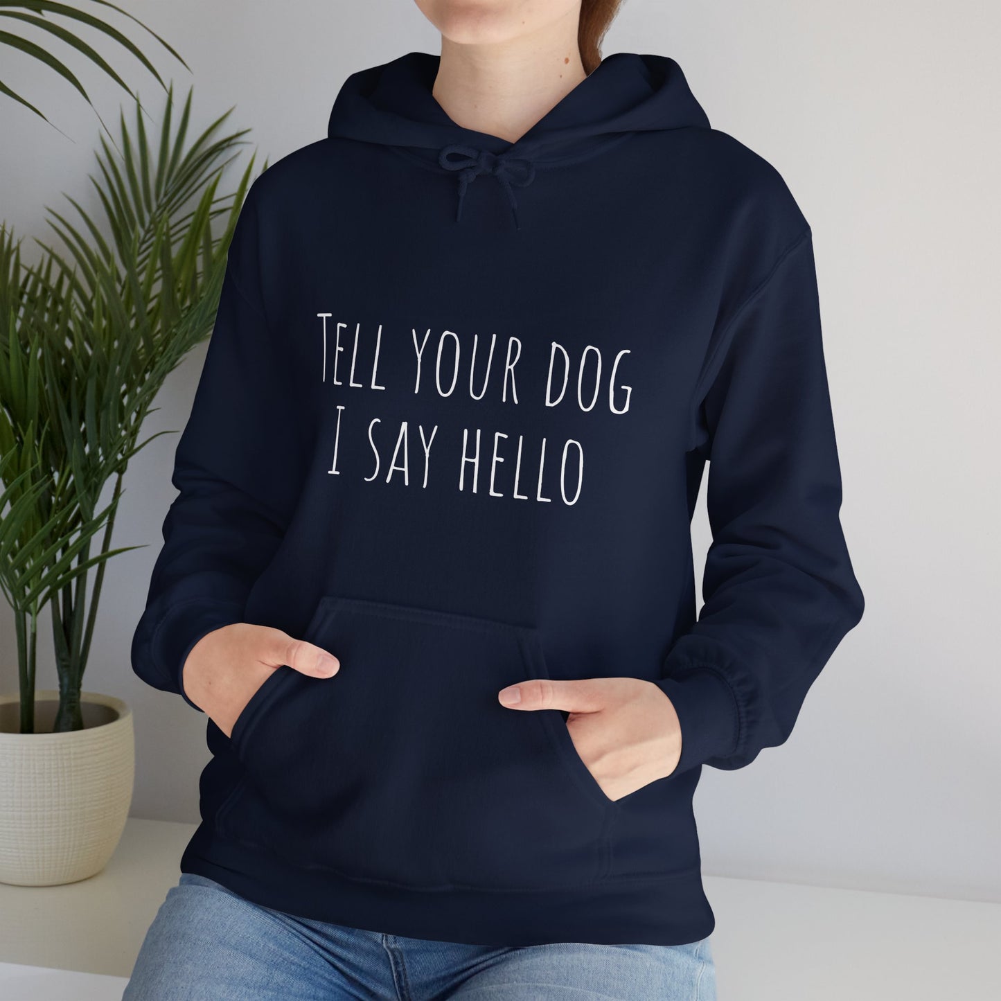 "Say Hello" Unisex Heavy Blend™ Hooded Sweatshirt