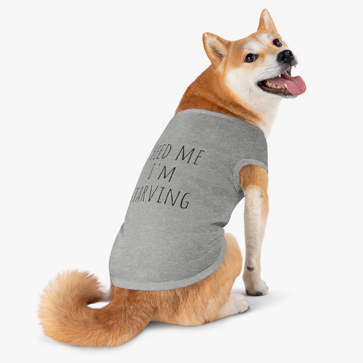 "Feed me I'm Starving" Pet Tank Top