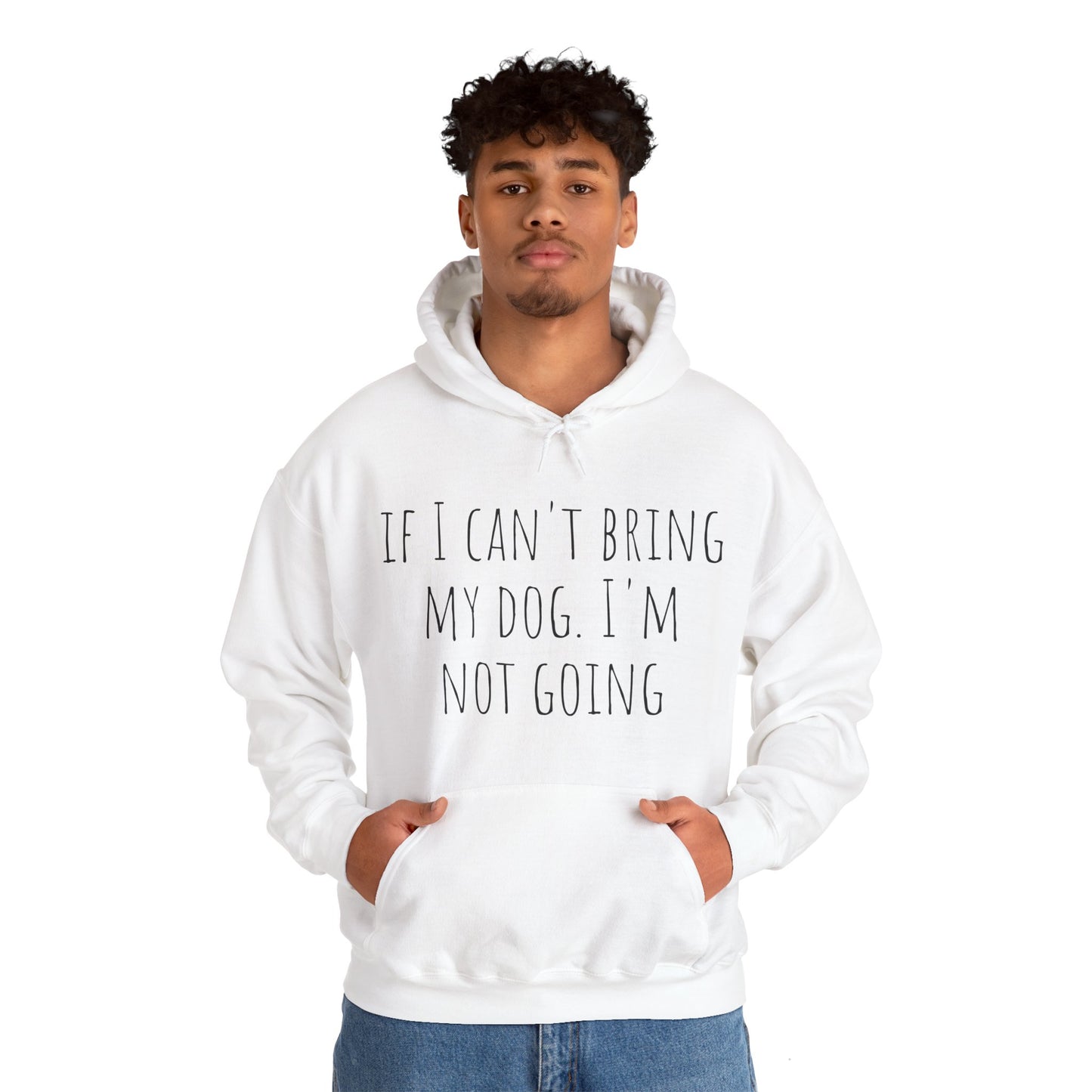 "I'm not going" Unisex Heavy Blend™ Hooded Sweatshirt