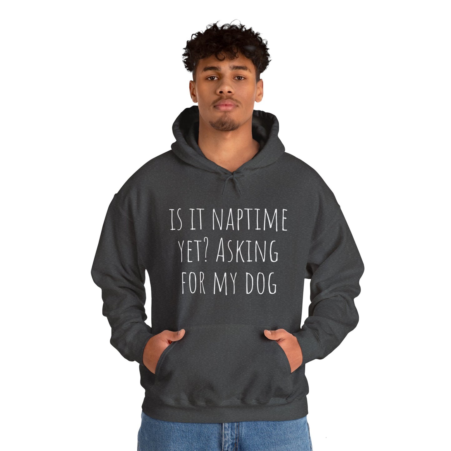 "Is it naptime?" Unisex Heavy Blend™ Hooded Sweatshirt