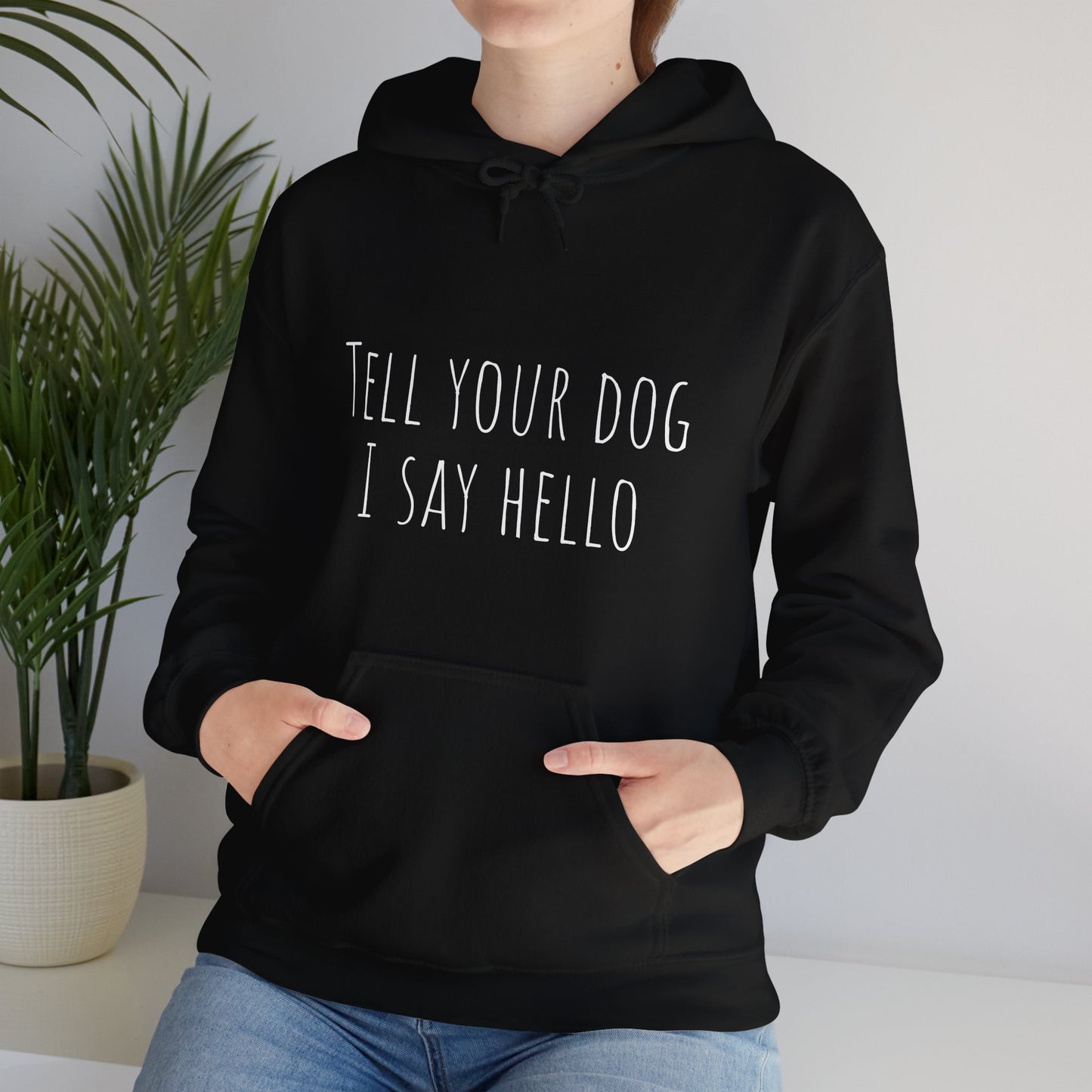 "Say Hello" Unisex Heavy Blend™ Hooded Sweatshirt