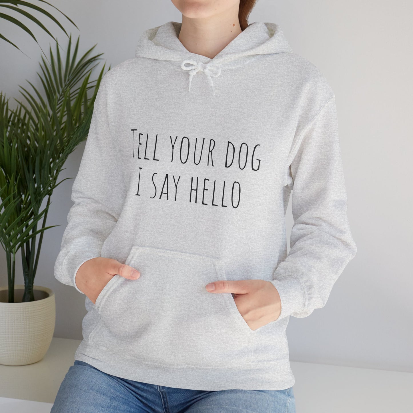 "Say Hello" Unisex Heavy Blend™ Hooded Sweatshirt