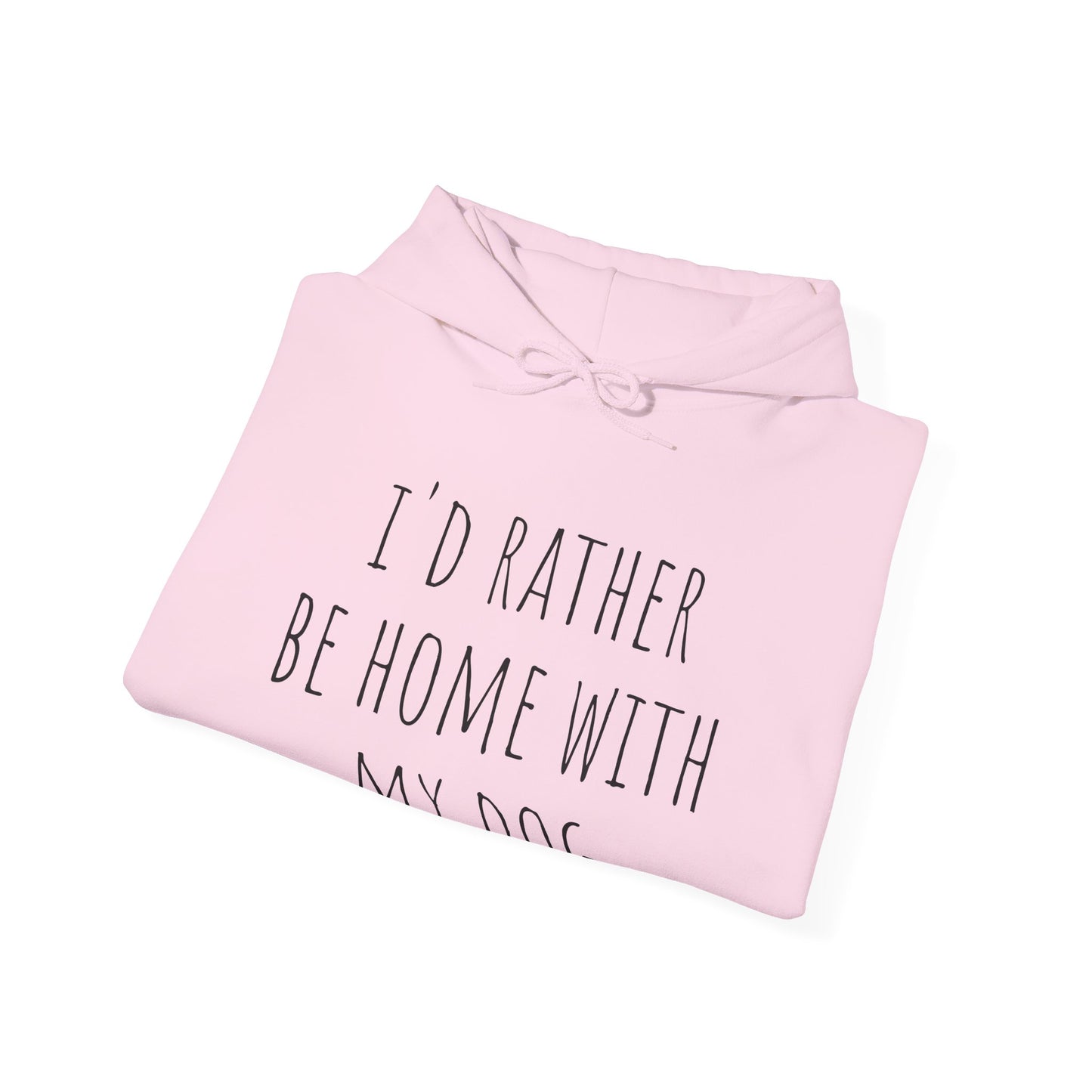 "Home with my Dog" Unisex Heavy Blend™ Hooded Sweatshirt
