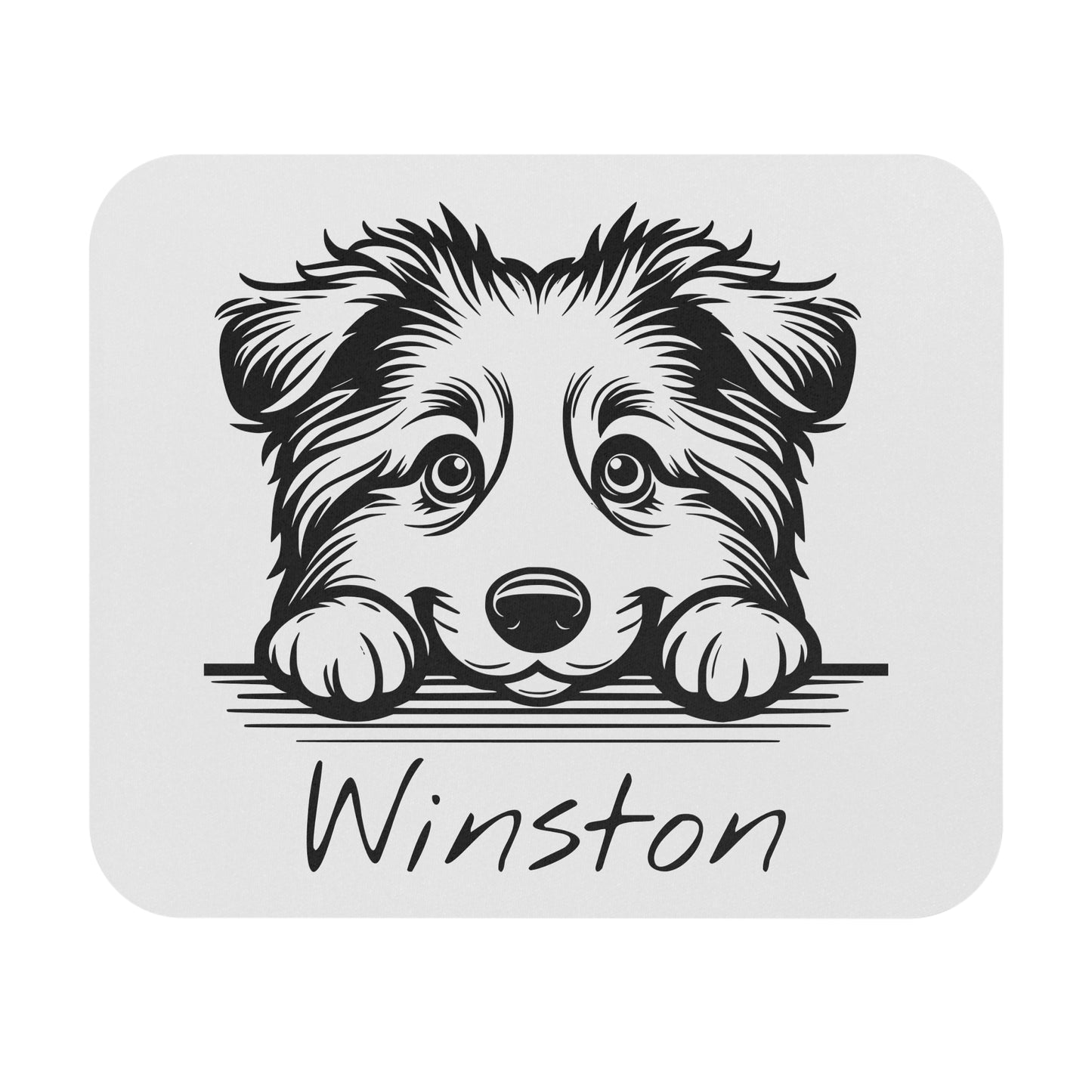 Personalized Dog Mouse Pad.