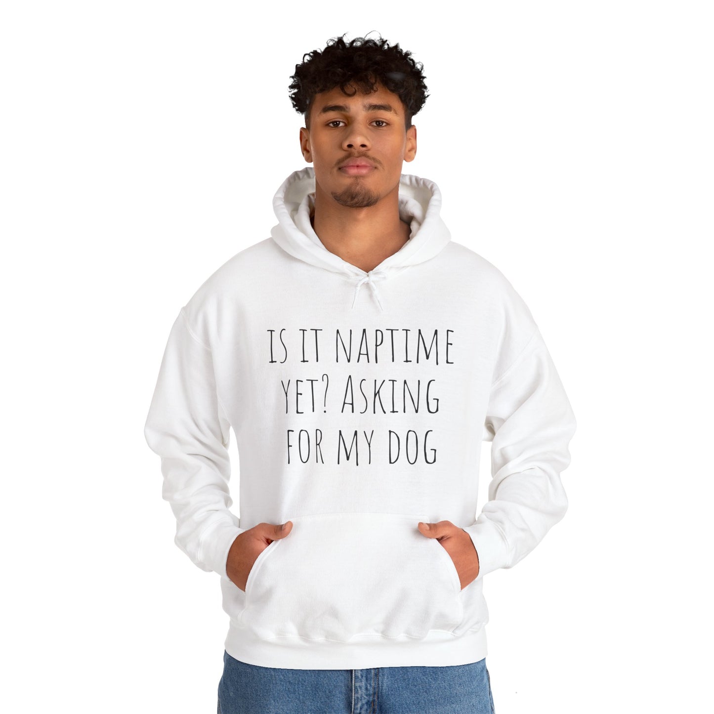 "Is it naptime?" Unisex Heavy Blend™ Hooded Sweatshirt