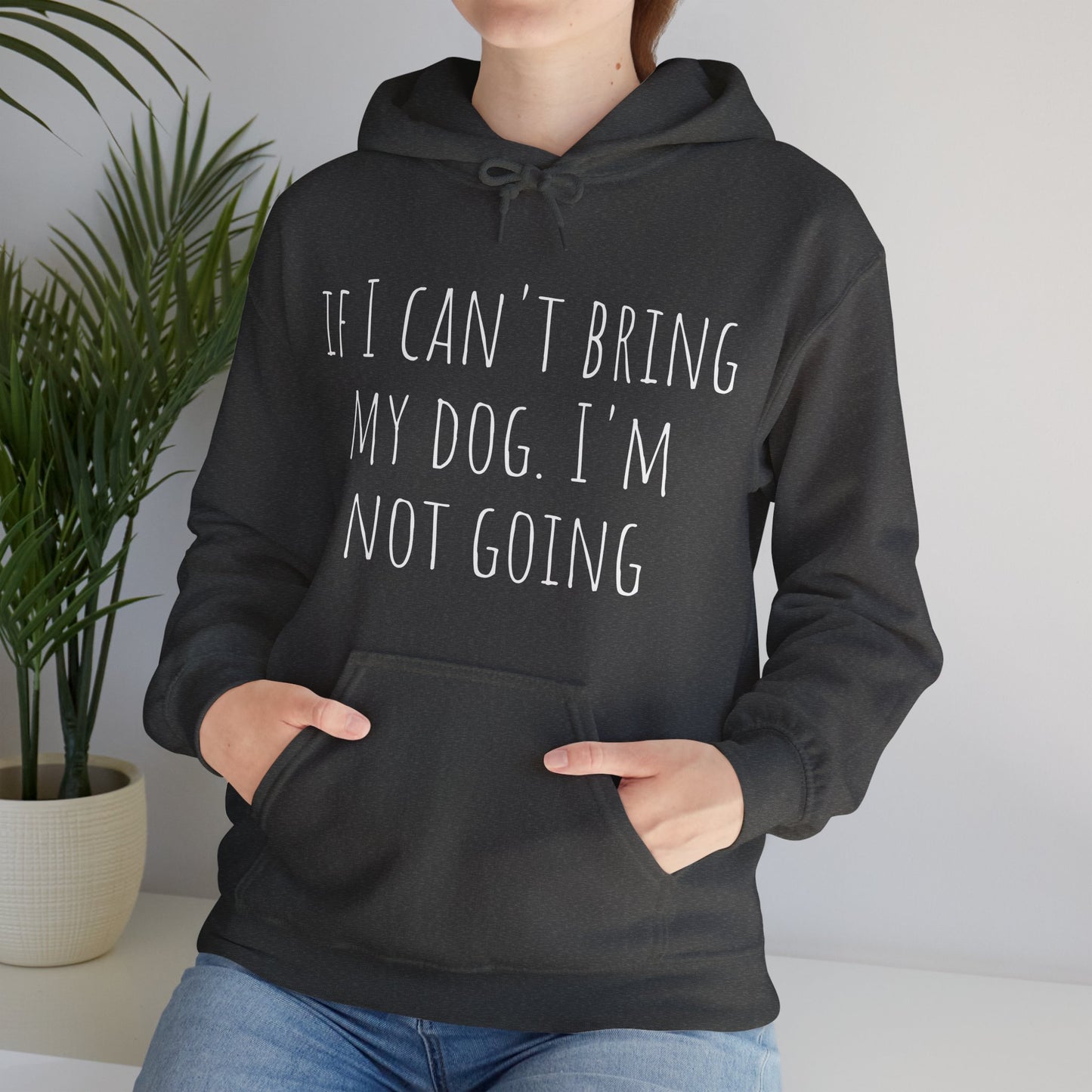 "I'm not going" Unisex Heavy Blend™ Hooded Sweatshirt