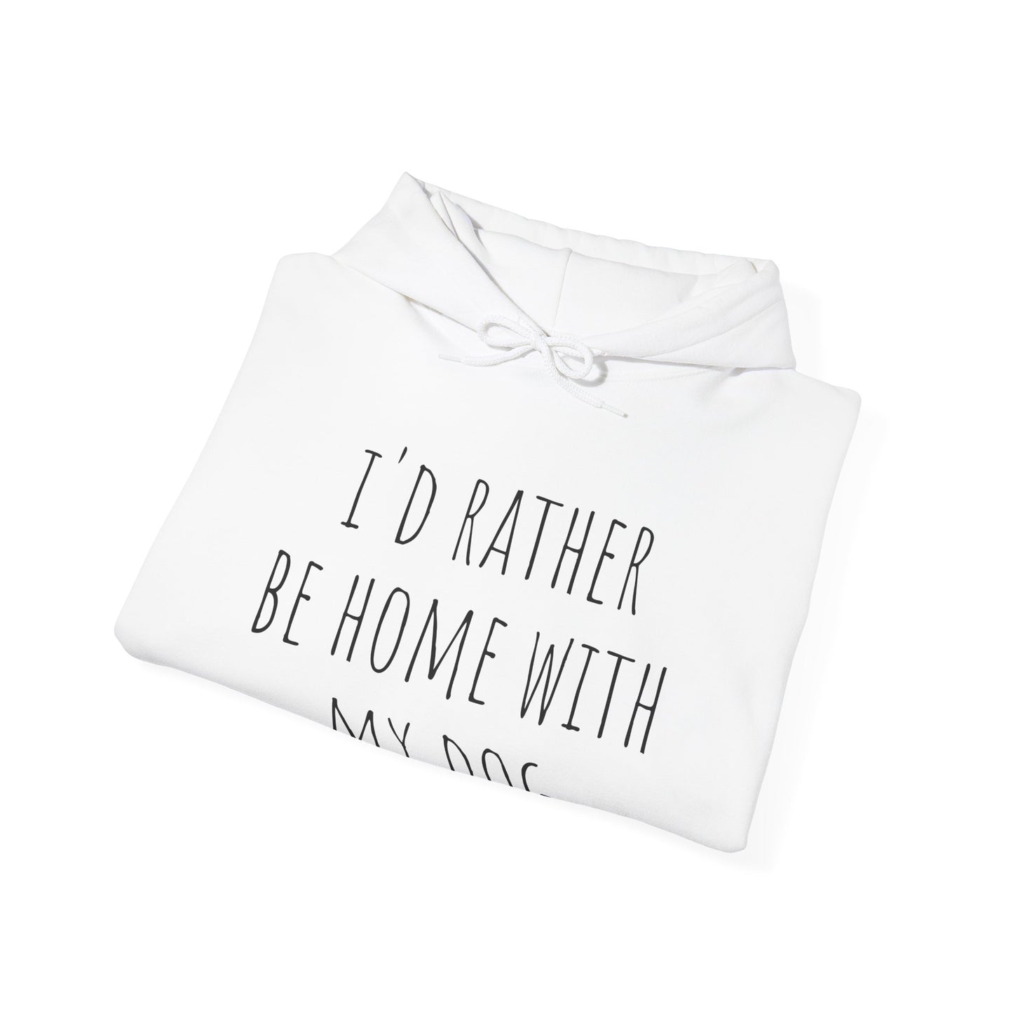 "Home with my Dog" Unisex Heavy Blend™ Hooded Sweatshirt