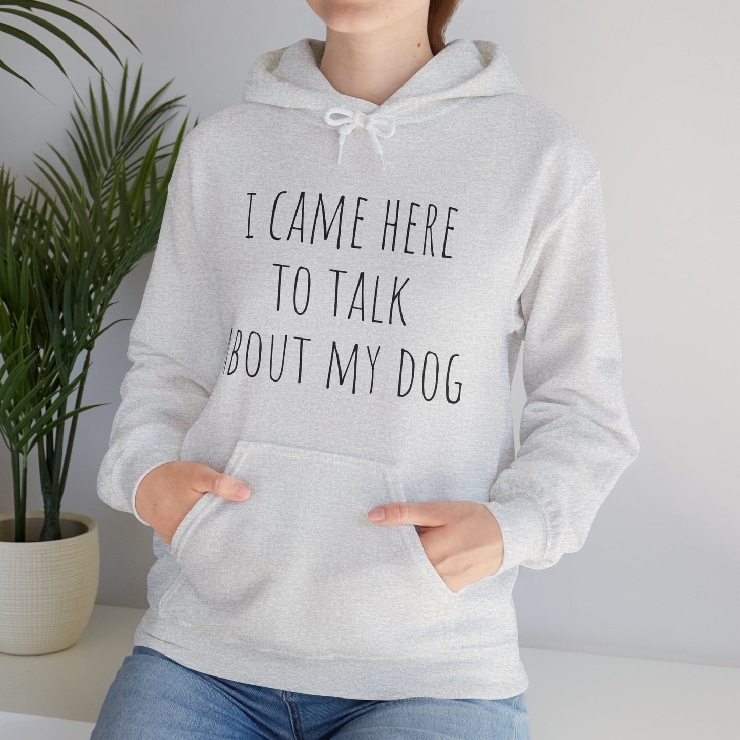 "Talk about my Dog" Unisex Heavy Blend™ Hooded Sweatshirt