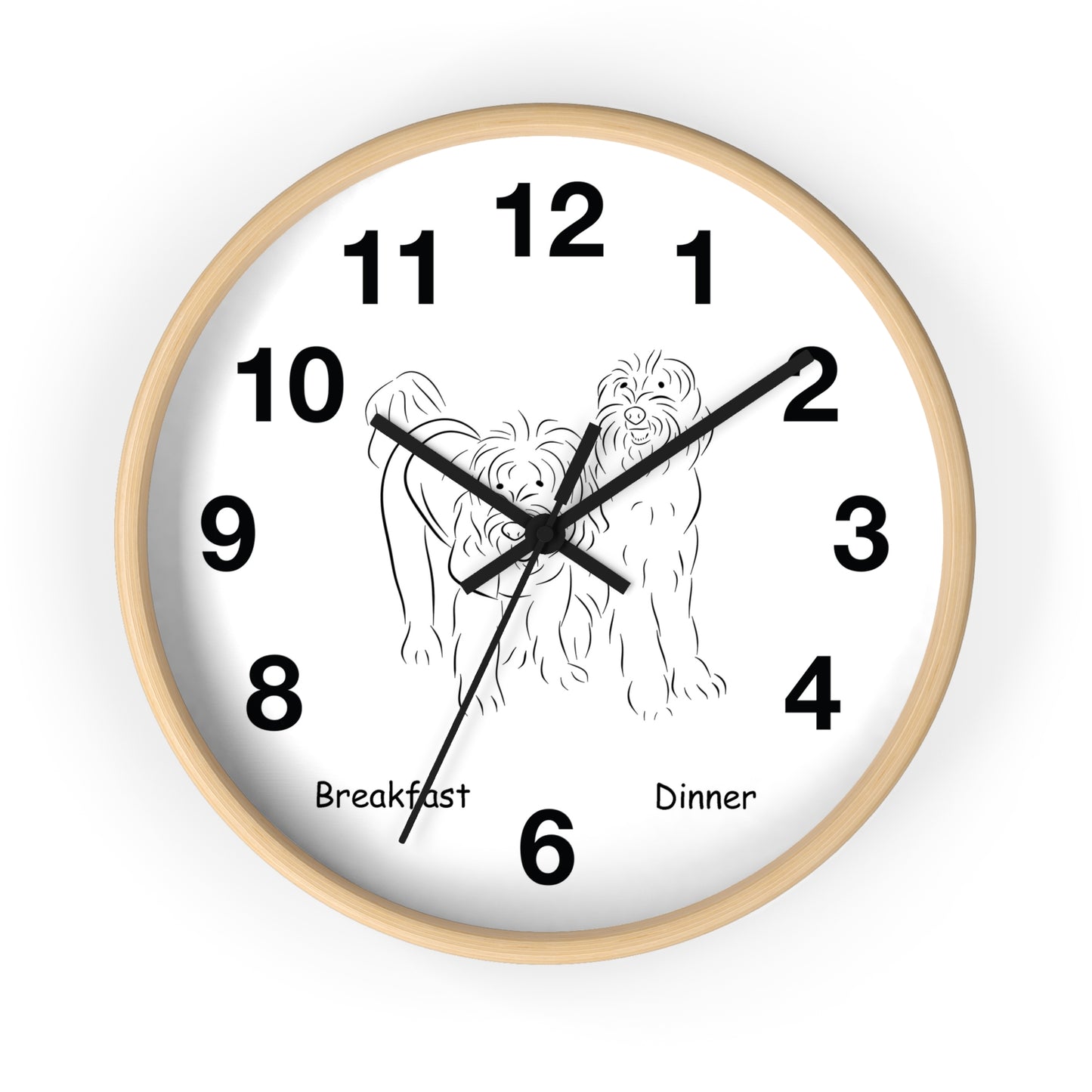 Time to Eat Wall Clock