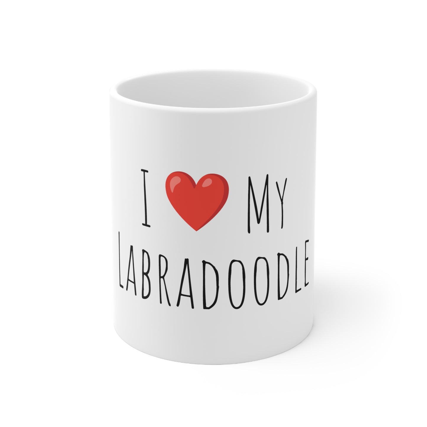 "I love my Labradoodle-" Ceramic Coffee Mug 11oz