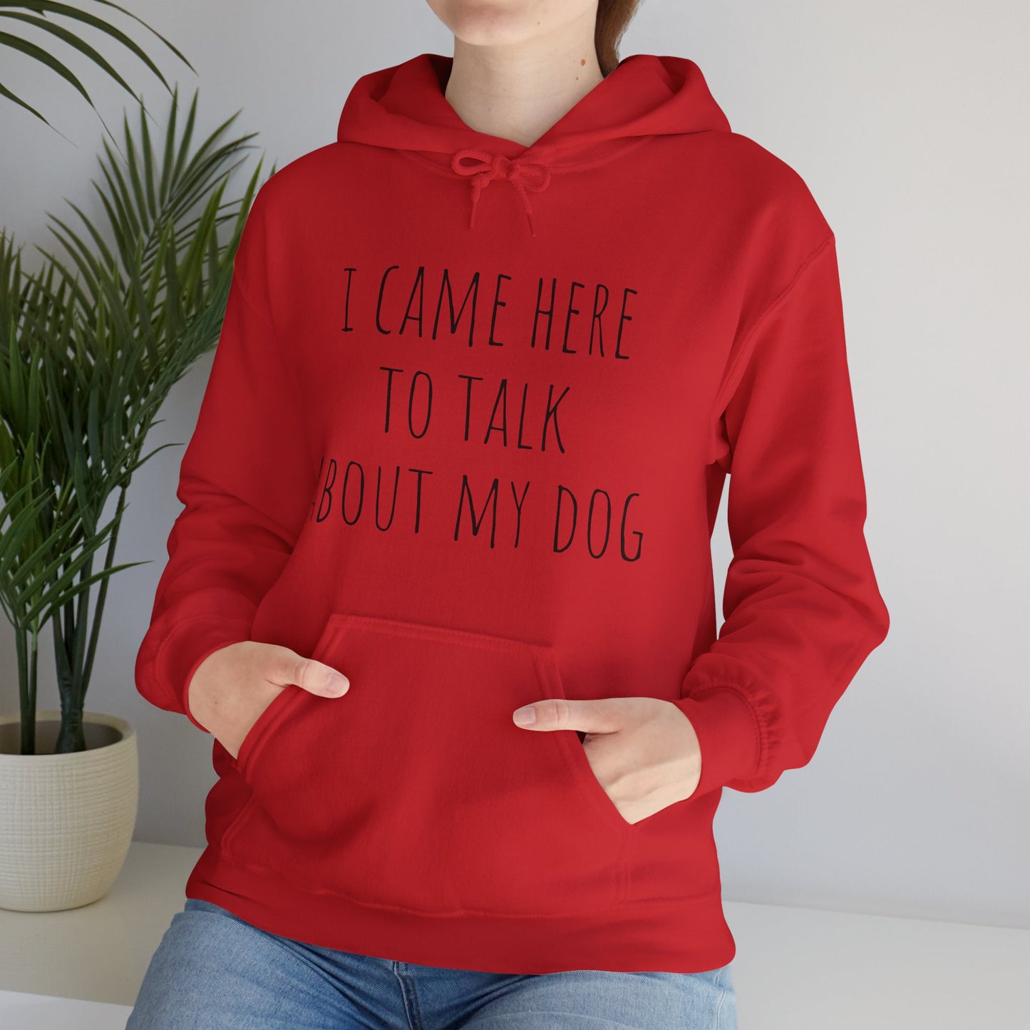 "Talk about my Dog" Unisex Heavy Blend™ Hooded Sweatshirt