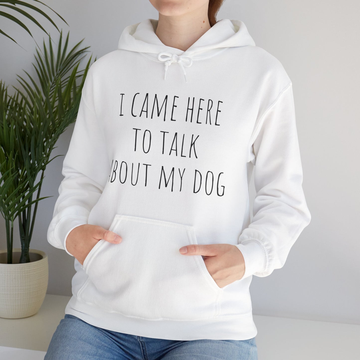 "Talk about my Dog" Unisex Heavy Blend™ Hooded Sweatshirt