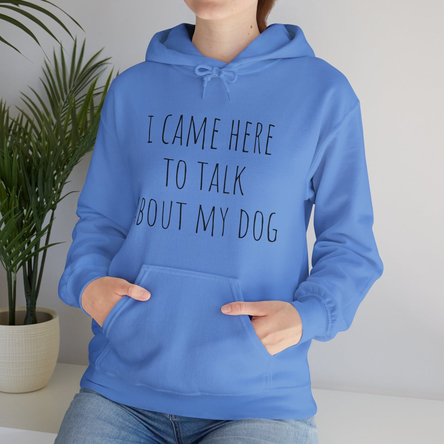 "Talk about my Dog" Unisex Heavy Blend™ Hooded Sweatshirt