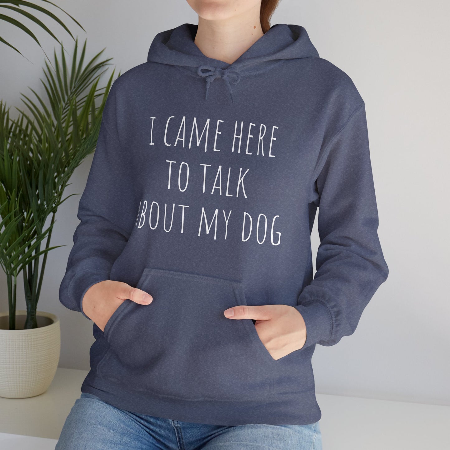 "Talk about my Dog" Unisex Heavy Blend™ Hooded Sweatshirt
