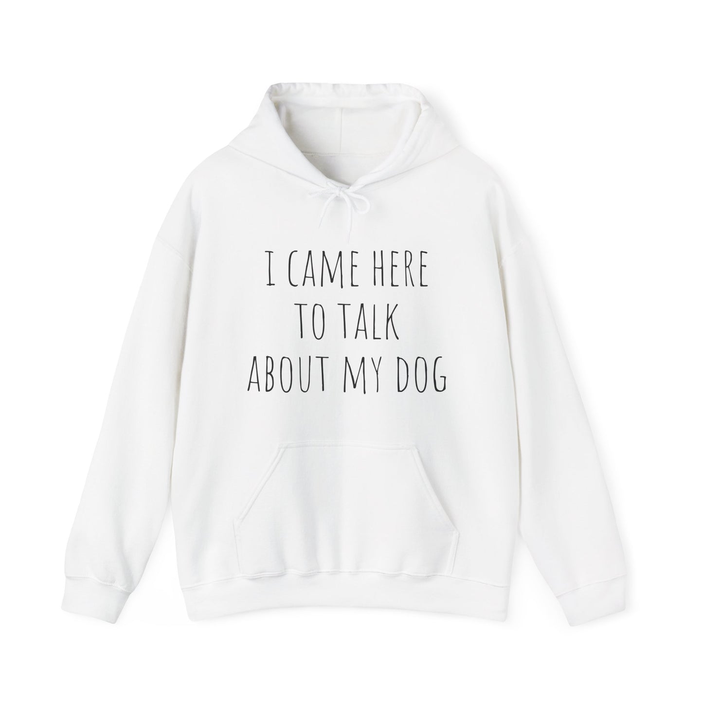 "Talk about my Dog" Unisex Heavy Blend™ Hooded Sweatshirt