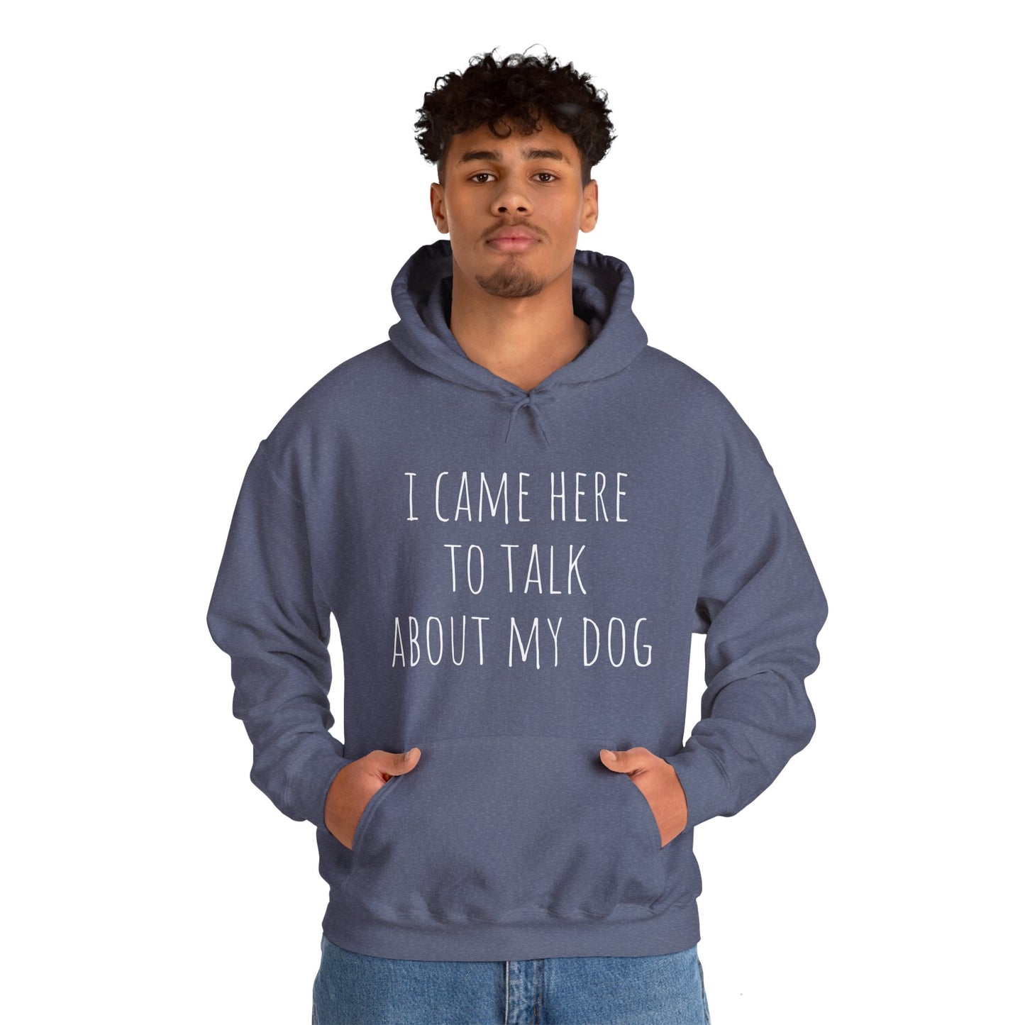 "Talk about my Dog" Unisex Heavy Blend™ Hooded Sweatshirt