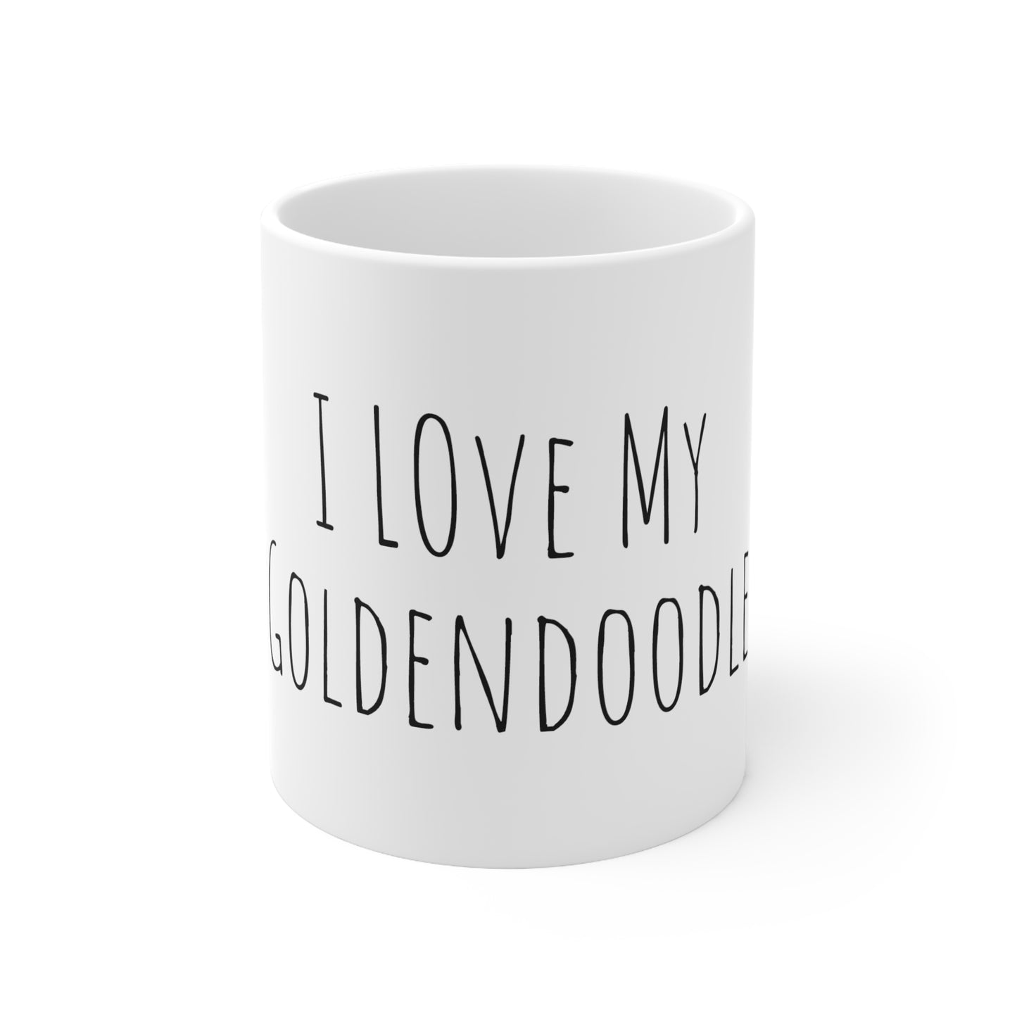 "I love my Goldendoodle" Ceramic Coffee Mug 11oz