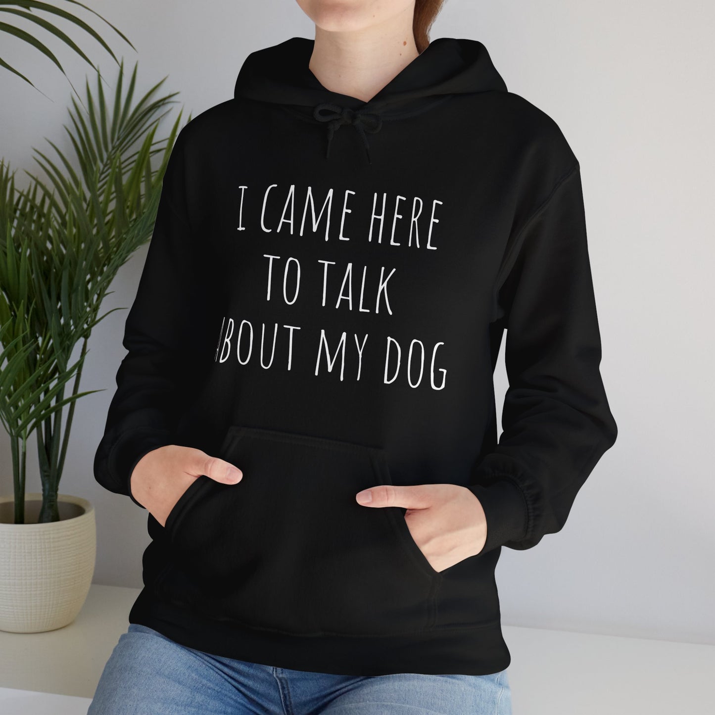 "Talk about my Dog" Unisex Heavy Blend™ Hooded Sweatshirt