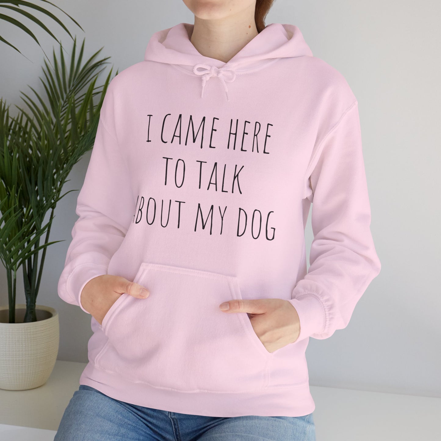 "Talk about my Dog" Unisex Heavy Blend™ Hooded Sweatshirt