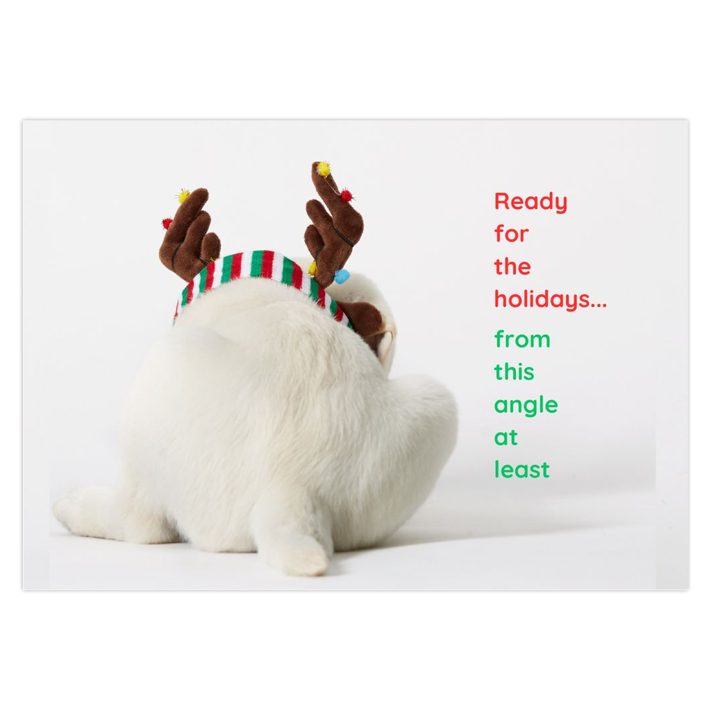 "Ready for the Holidays" card.